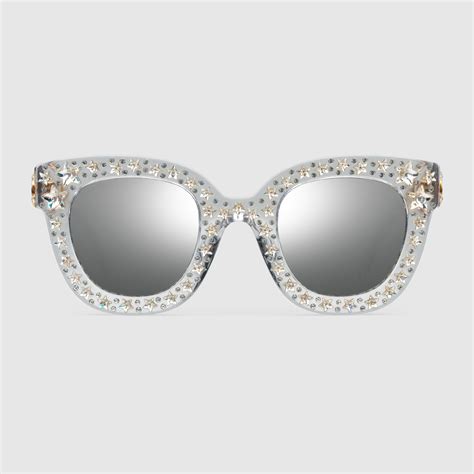 gucci zonnebril acetate stars|Designer Cat Eye Sunglasses .